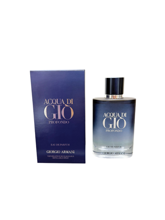 PE5- Acqua Di Gio Profondo Eau De Parfum 3.3 Oz for men W.G