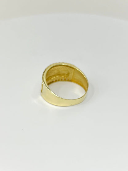 1246- NEW 14K The Last Supper Ring W.G