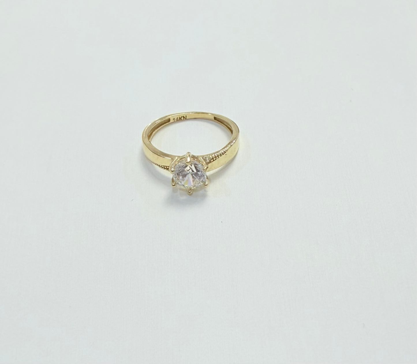 1681- NEW 14K Engagement Gold Ring W.G
