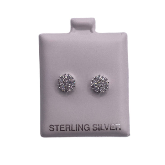 S543- .925 Silver Flower Stud Earrings