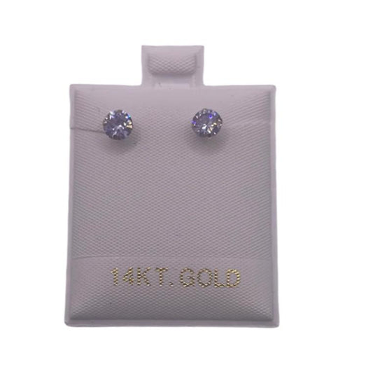 212- June Birthstone Stud Earrings (Alexandrite)