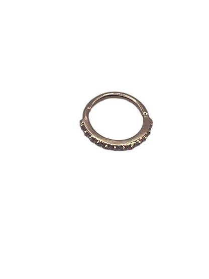 660- NEW 14K Circle Septum Ring 10.80mm (W.G)