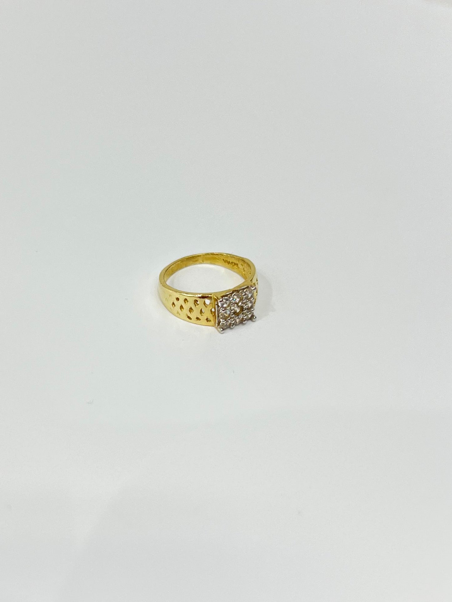 976- 14K Yellow Gold Little Boy Ring (W.G)