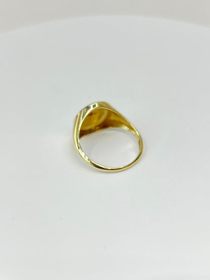 378- NEW 14k Gold Compass Men’s Ring W.G