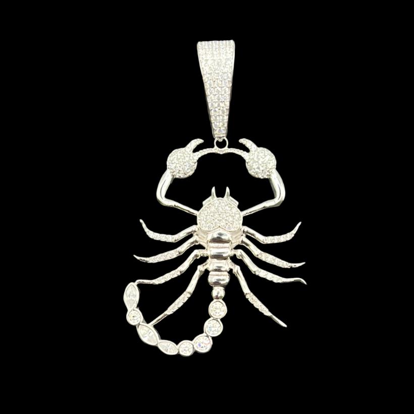 S268- Scorpion Silver Pendant