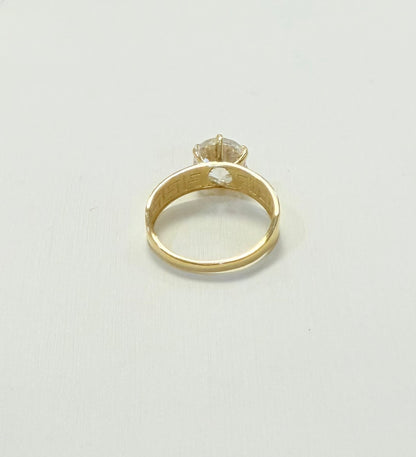 1713- NEW 14K Wedding Cz Women’s Ring W.G