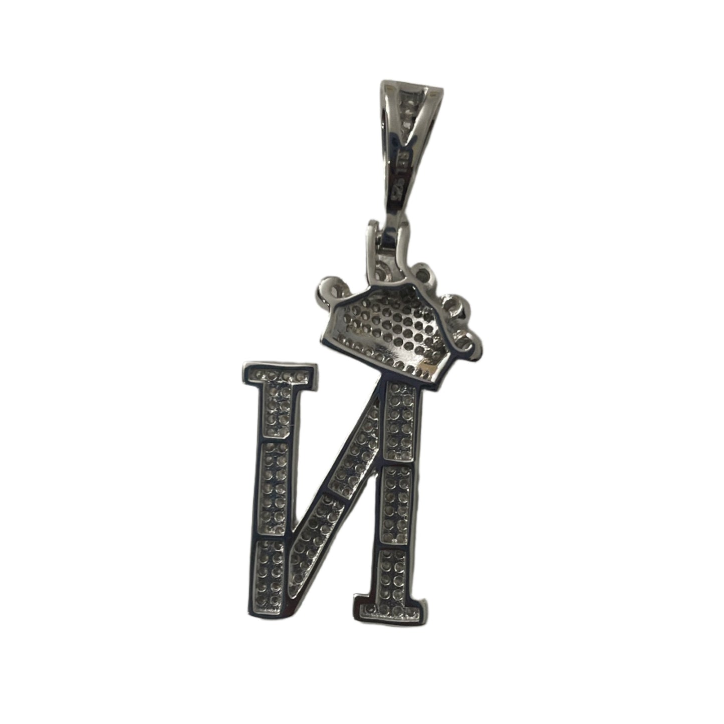 S728- Letter “N” Bright Pendant