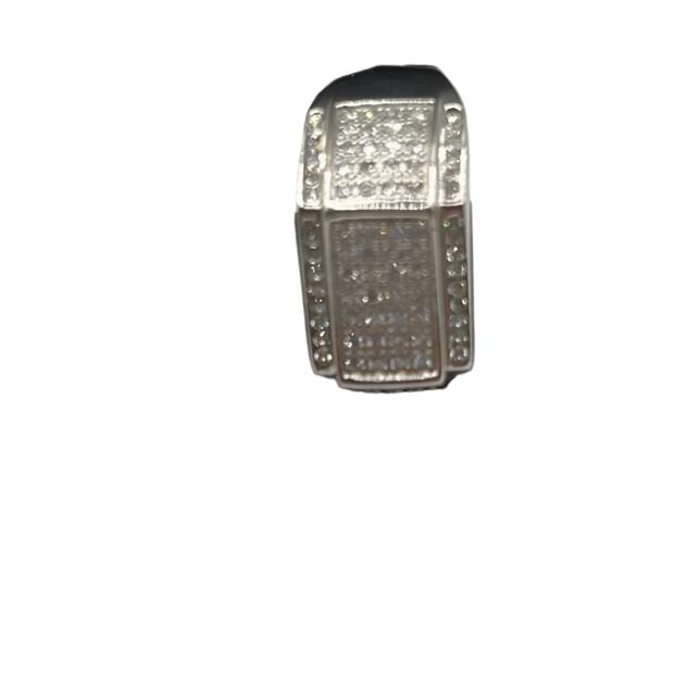 S0016- .925 Silver Men Square Ring