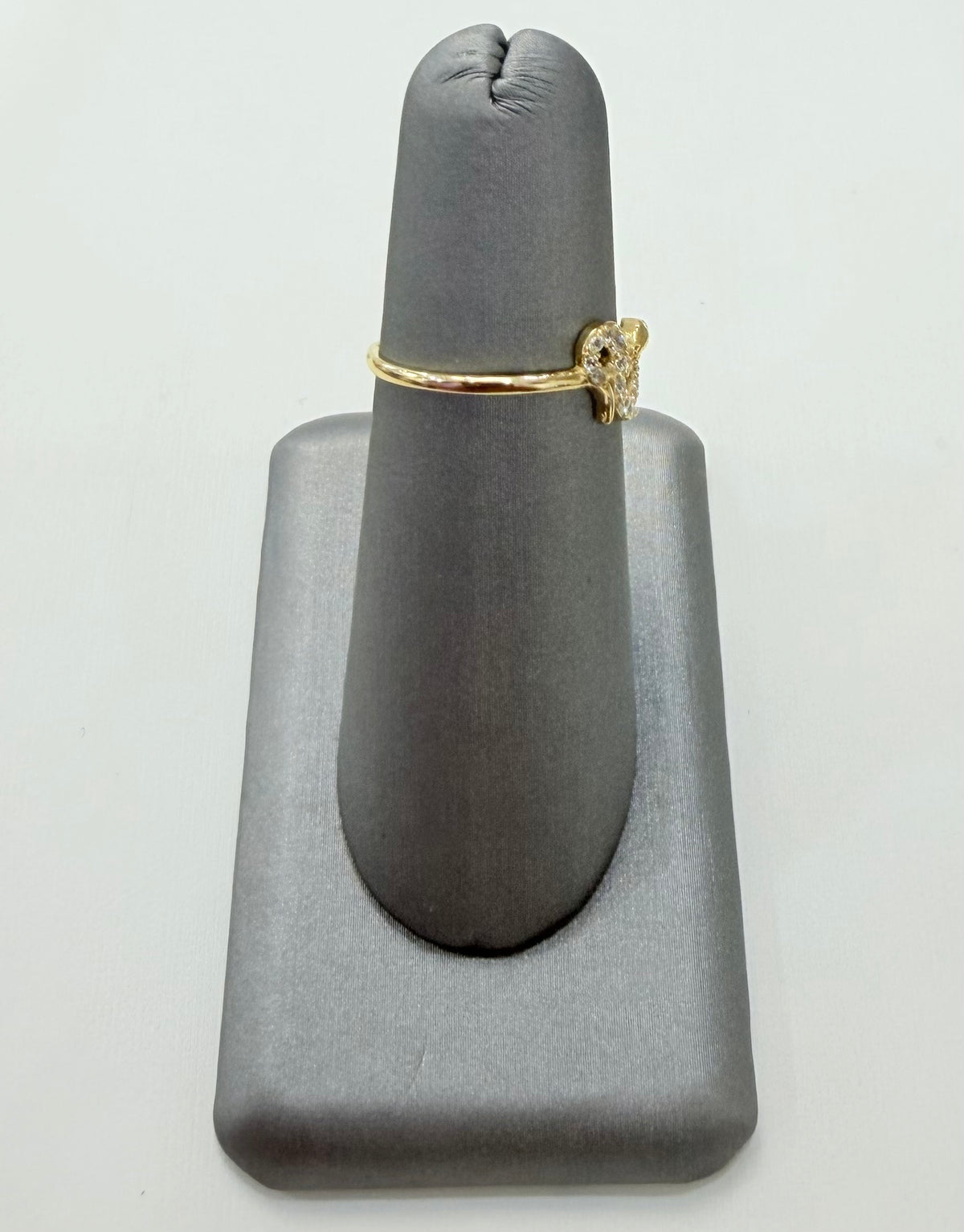 1839- NEW 14K Snake Cz Women’s Ring W.G