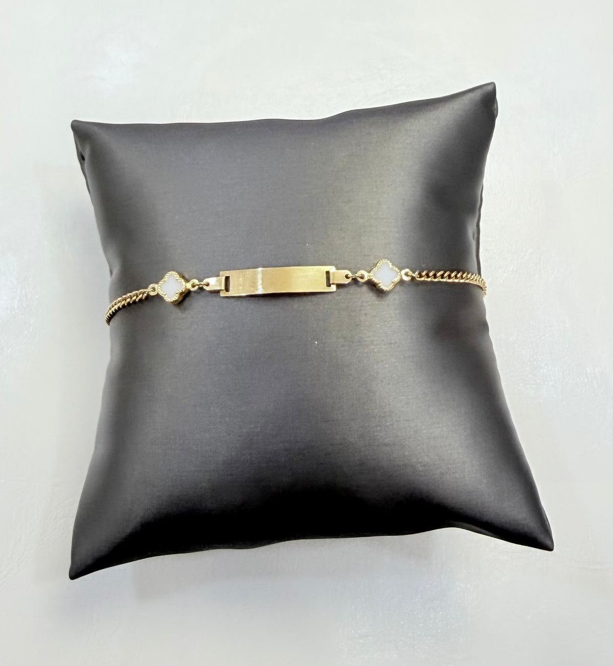 968- NEW 14K Gold Miami Cuban Kids Bracelet 6.5” (2.2mm) W. G