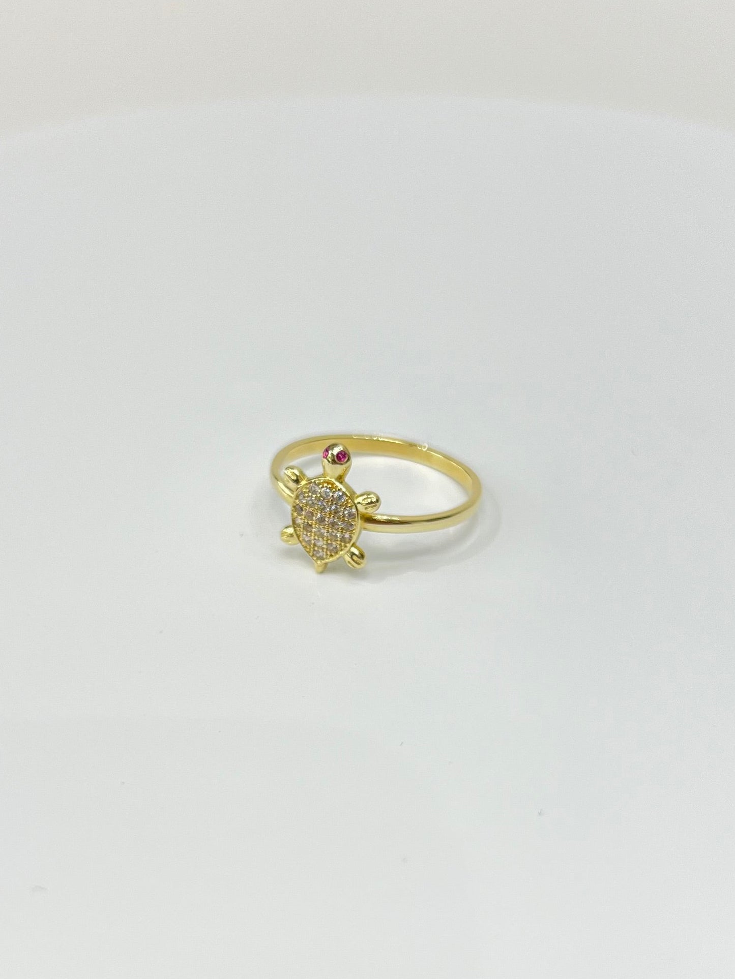 877- NEW 14K Yellow Gold Turtle Ring (W.G)