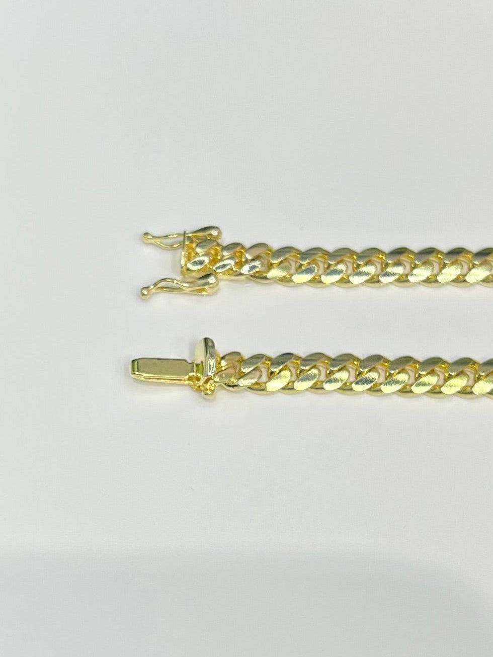 1574- NEW 10K Solid Miami Cuban Chain 24" (5mm) W.G