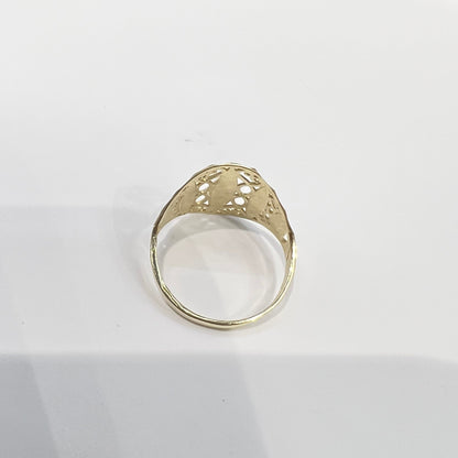 1636- NEW 10K Fashion Fancy Ring W.G