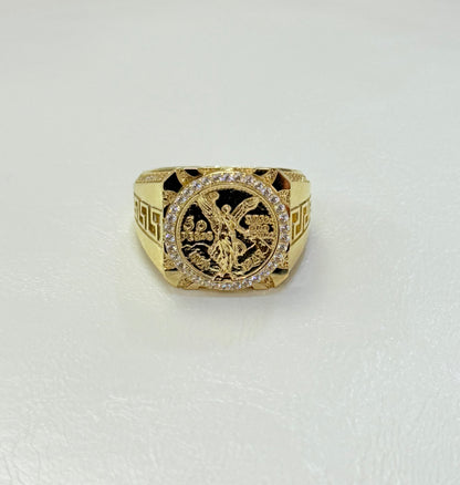1824- NEW 10K 50 Pesos Centenario Gold Ring W.G