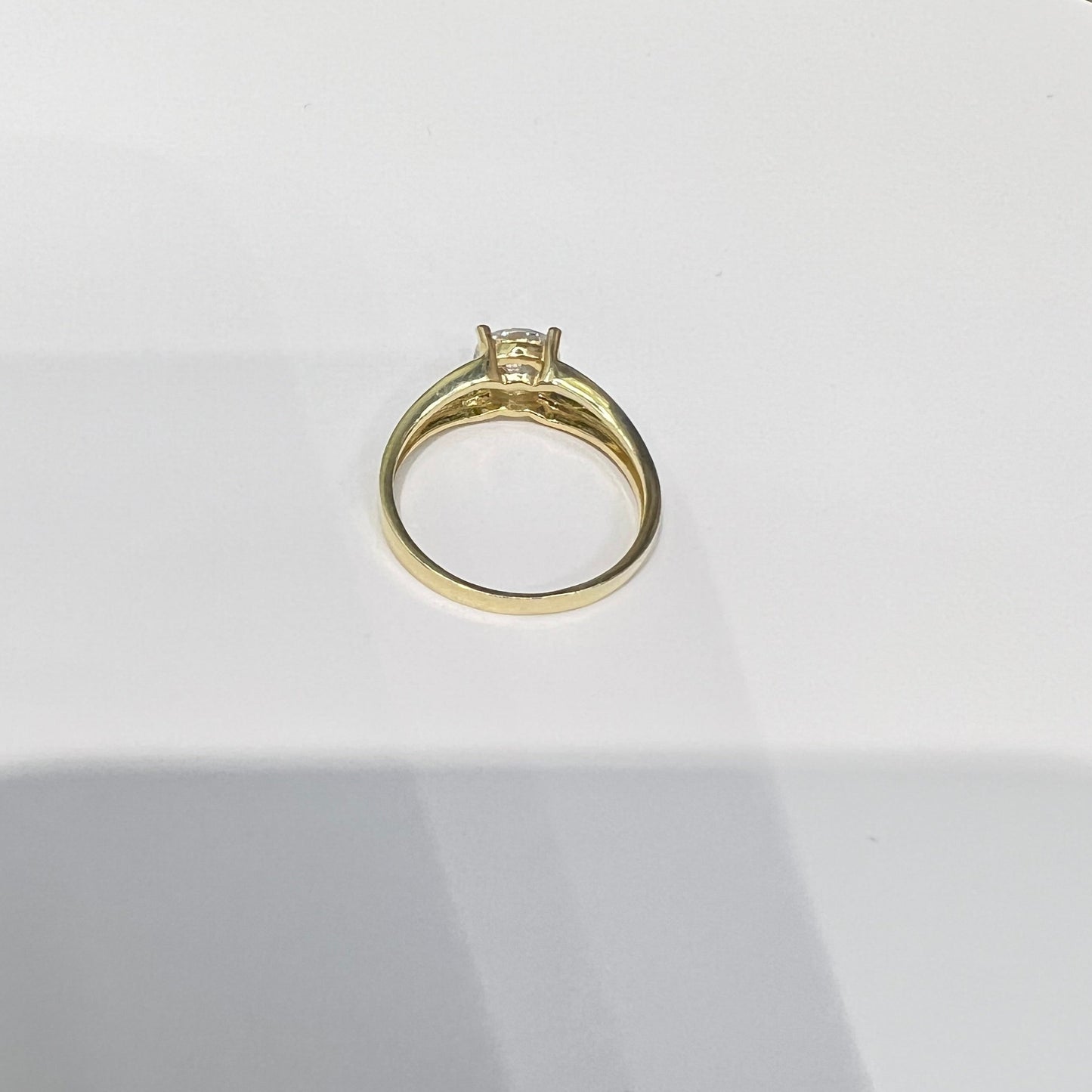 1638- NEW 10K Engagement Fancy Ring W.G