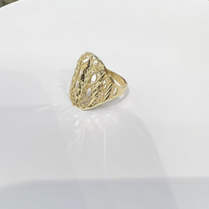 1636- NEW 10K Fashion Fancy Ring W.G