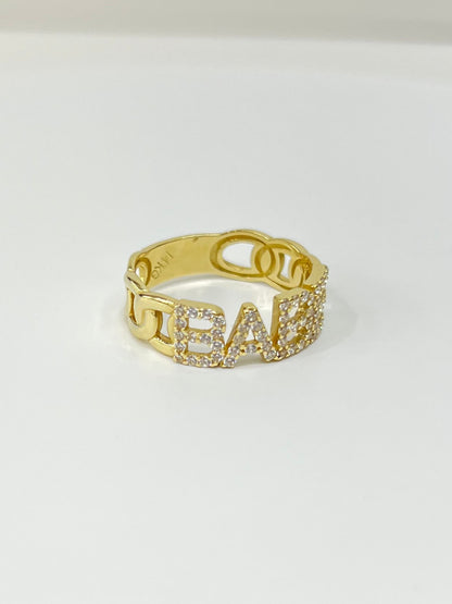 934- NEW 14K Babe Band Ring W.G