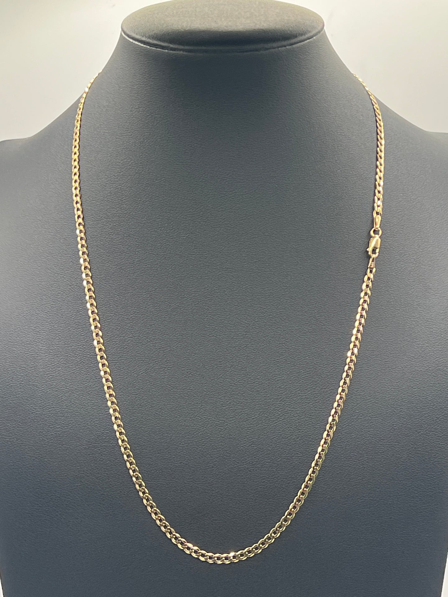 521- NEW 14K Cuban chain       (3.0mm).W.G