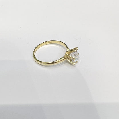 1639- NEW 10K Engagement Fancy Ring W.G