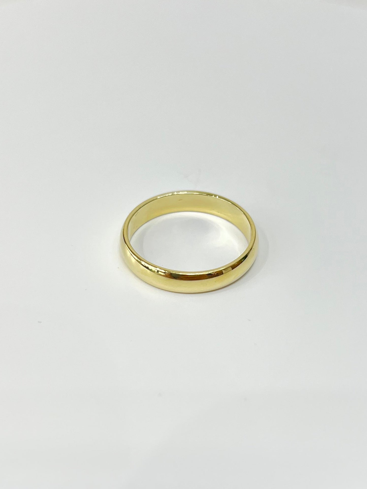 1375- NEW 10K Gold Wedding Ring Band (4mm) W.G