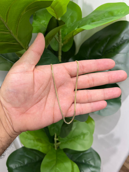 1188-NEW 14K Solid Miami Cuban Chain (2.65mm)W.G