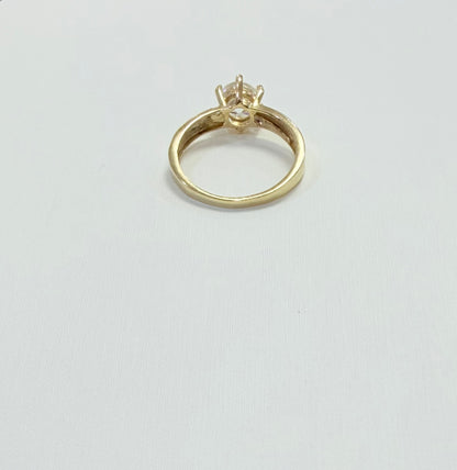 1681- NEW 14K Engagement Gold Ring W.G