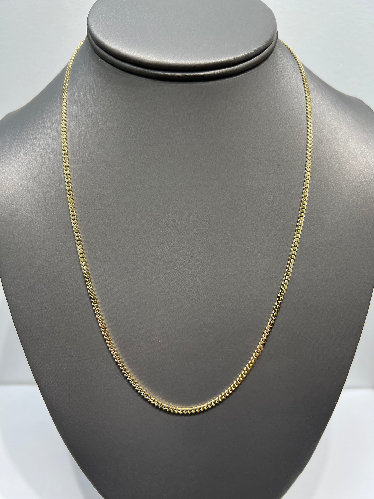 1269- 10K Solid Miami Cuban Chain 20" (2.5mm) W.G