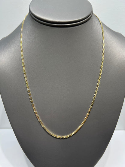1269- 10K Solid Miami Cuban Chain 20" (2.5mm) W.G