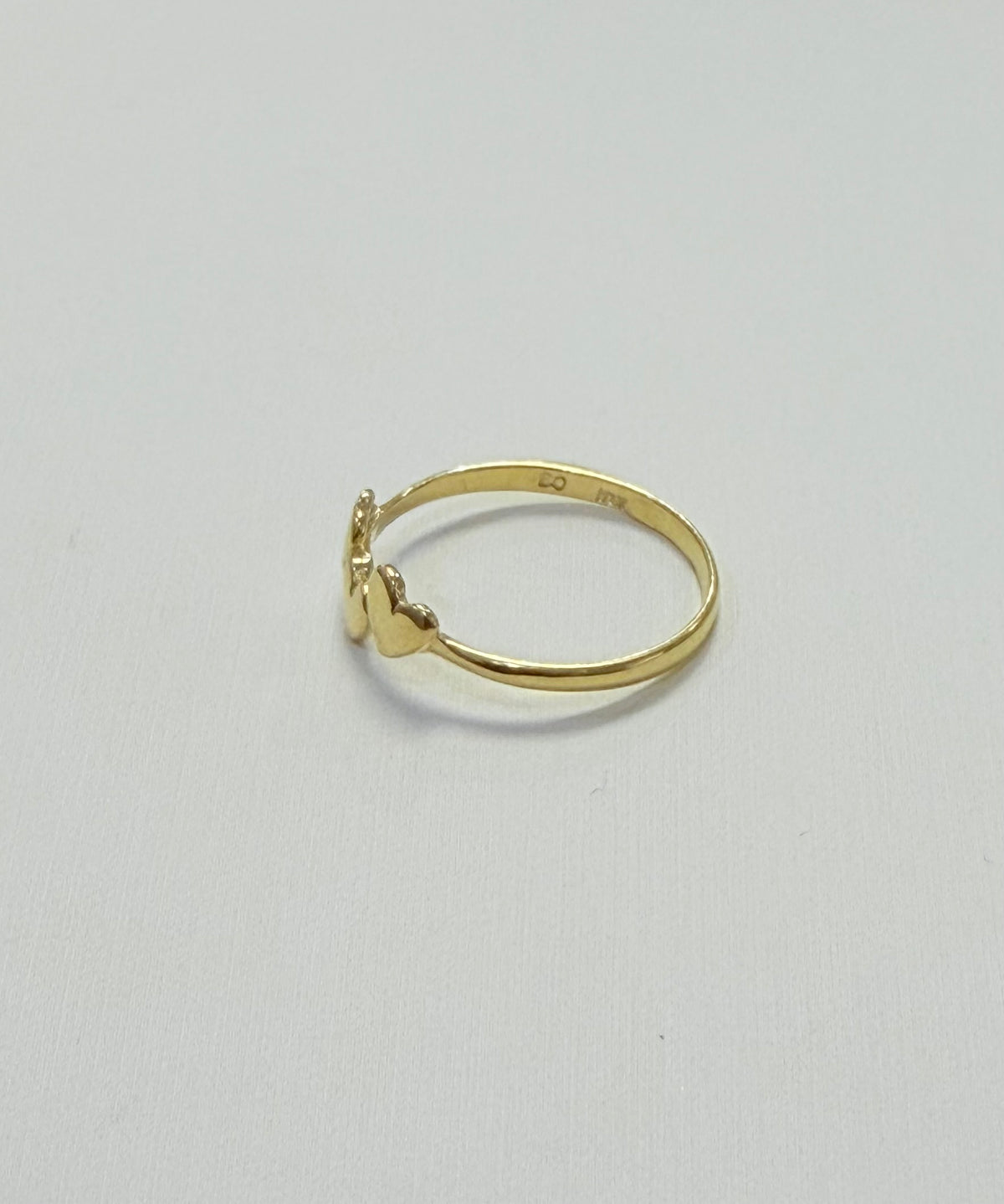 1708- NEW 10K Heart Band Women’s Ring W.G