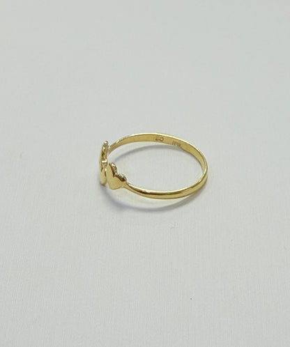 1708- NEW 10K Heart Band Women’s Ring W.G
