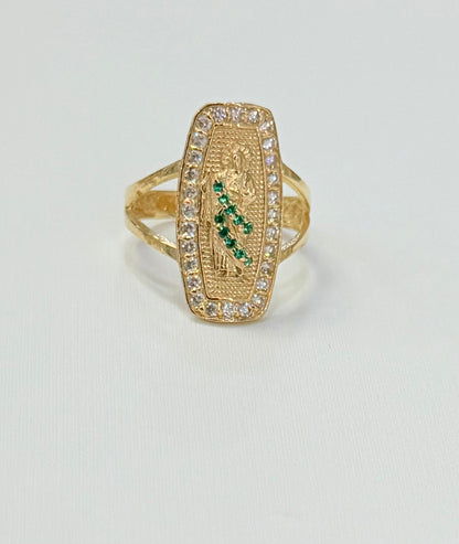 1802- NEW 14K St. Jude Fashion Ring W.G