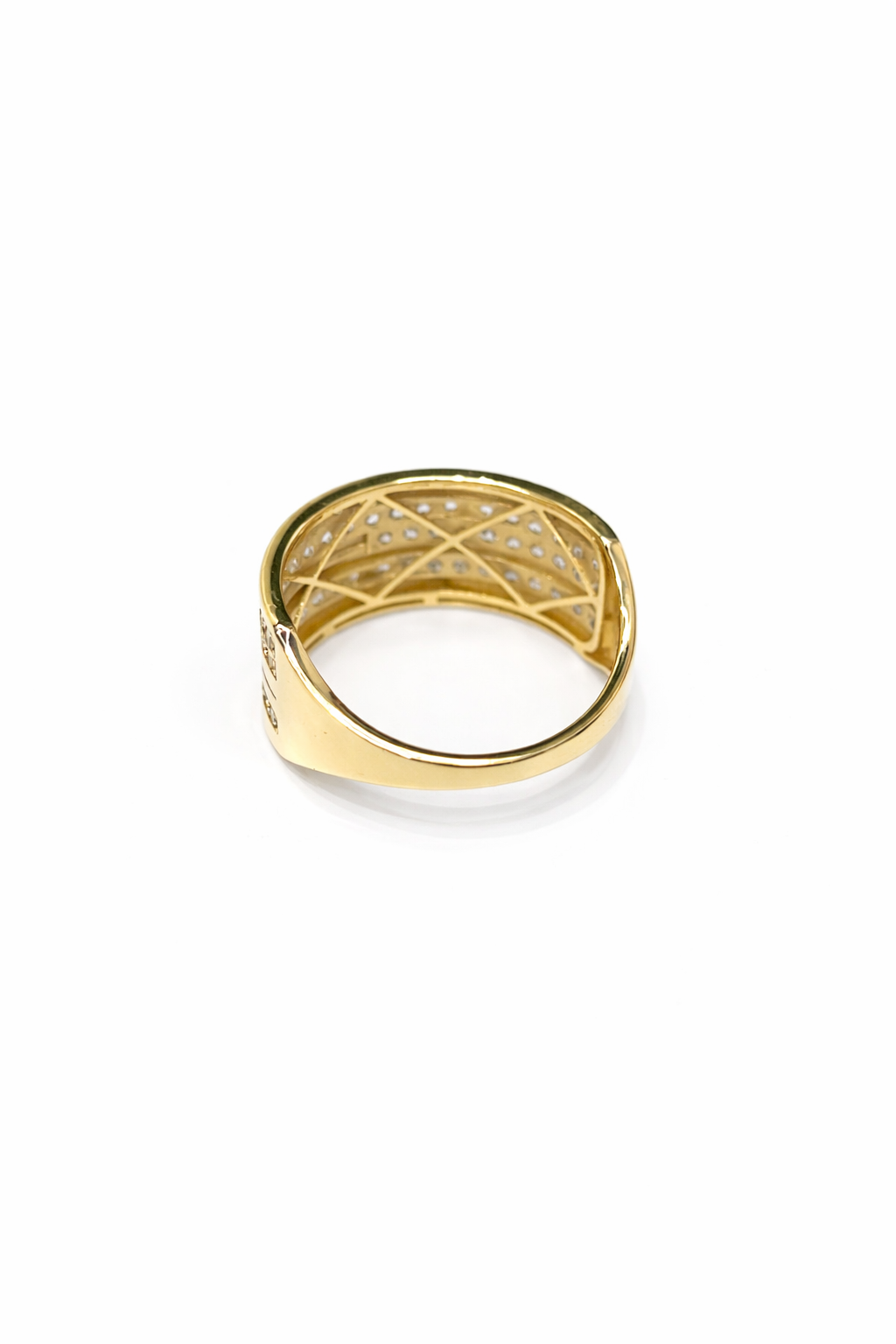 1452- NEW 10K Gold Fancy Women's Ring W.G