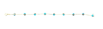 330- 14K Evil Eye Bracelet 7 1/2”