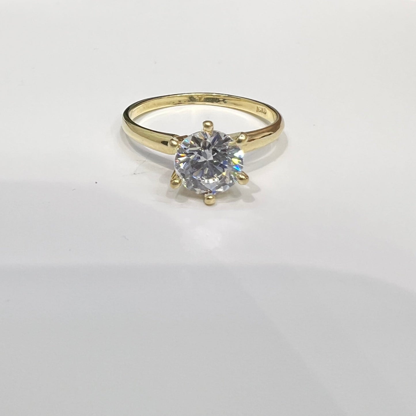 1639- NEW 10K Engagement Fancy Ring W.G