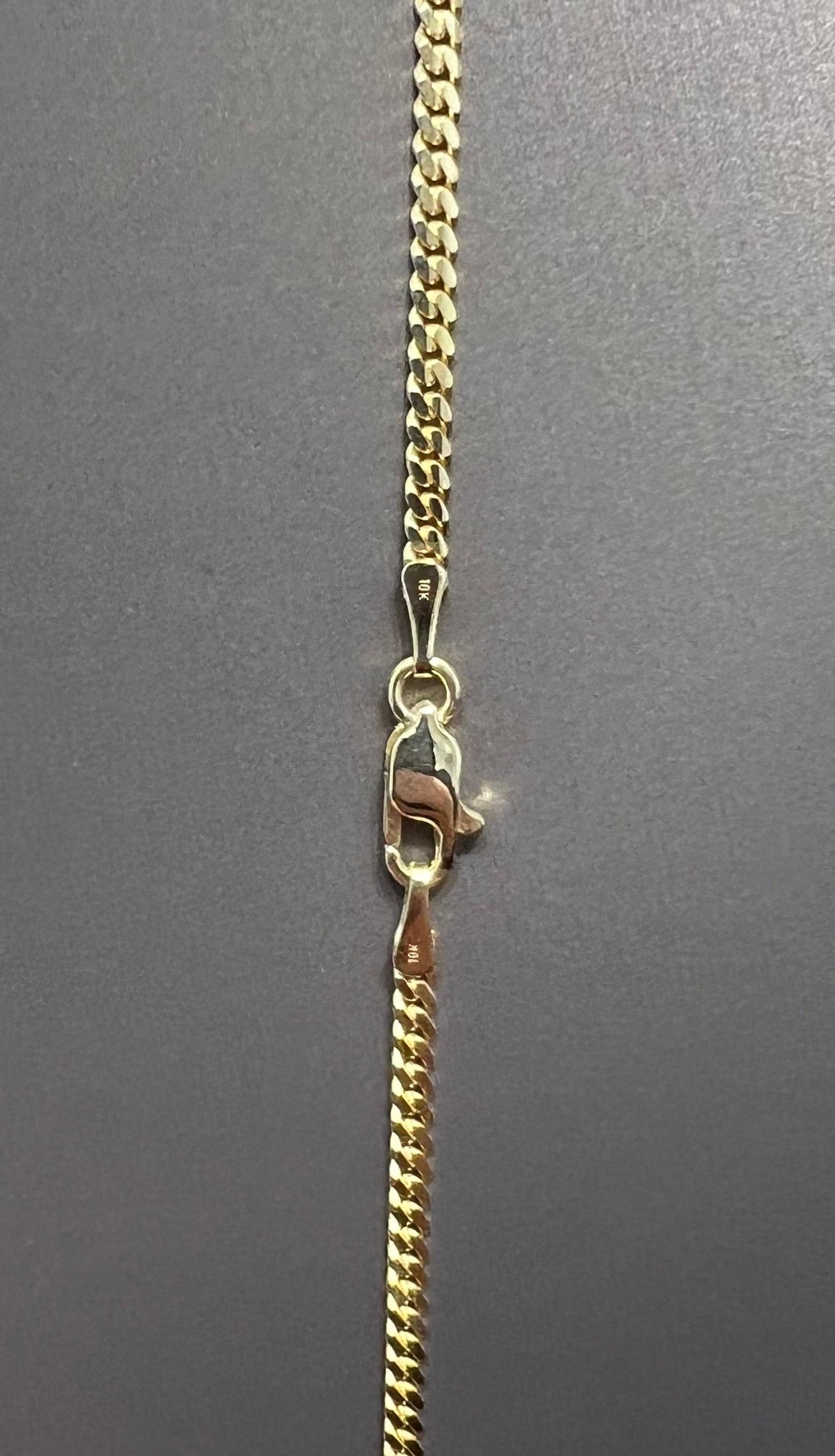 1269- 10K Solid Miami Cuban Chain 20" (2.5mm) W.G