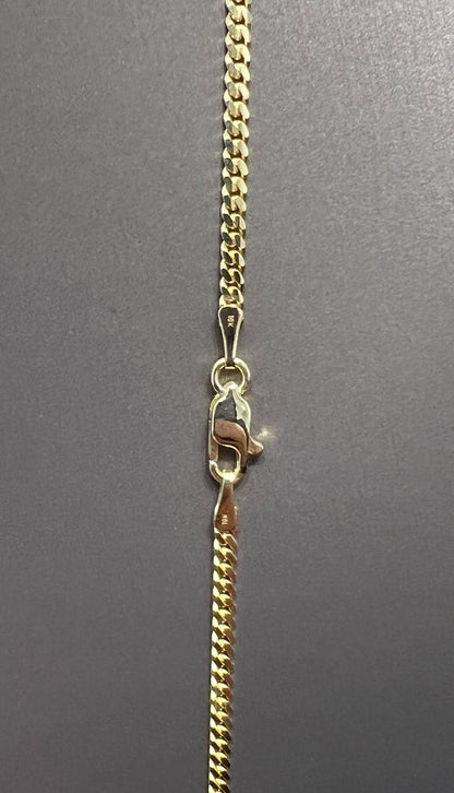 1269- 10K Solid Miami Cuban Chain 20" (2.5mm) W.G
