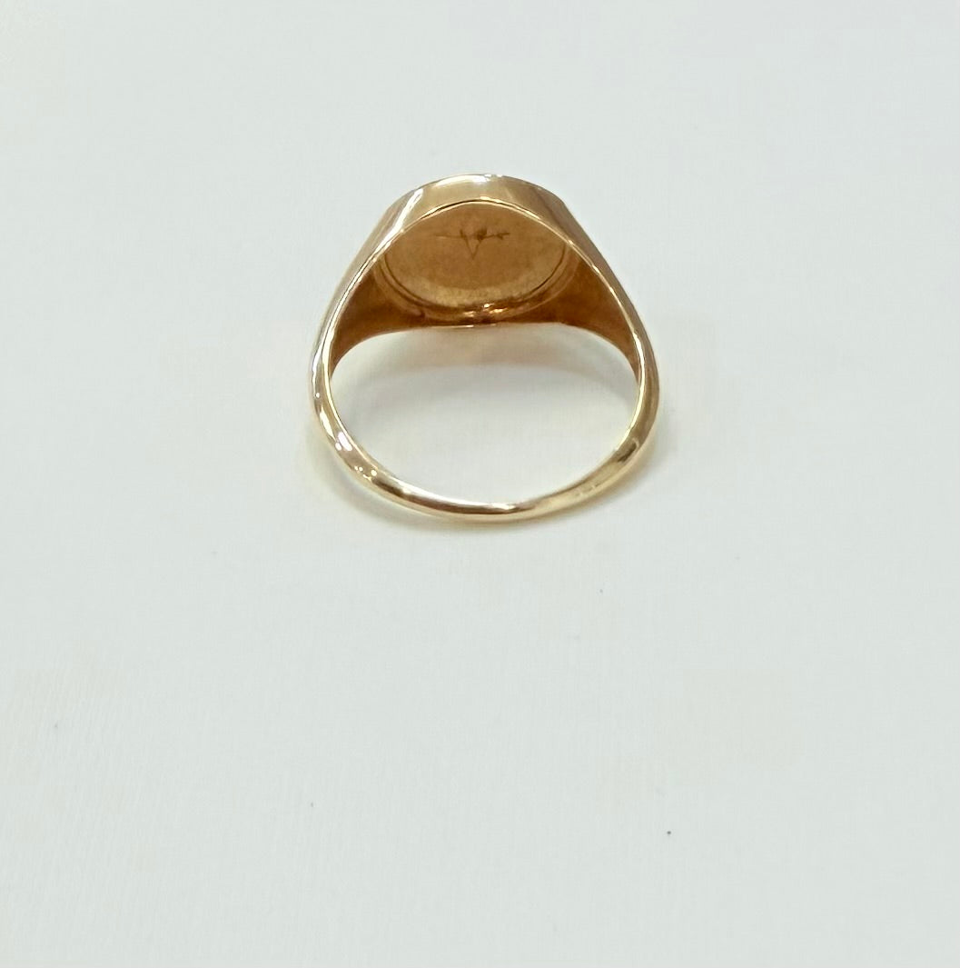 378- NEW 14k Gold Compass Men’s Ring W.G