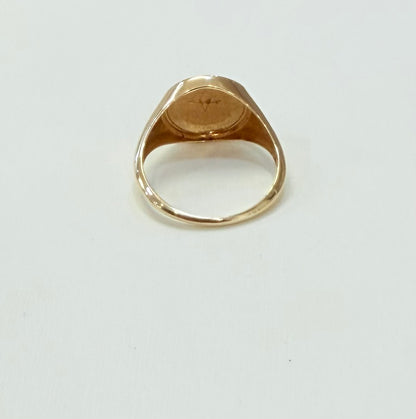 378- NEW 14k Gold Compass Men’s Ring W.G