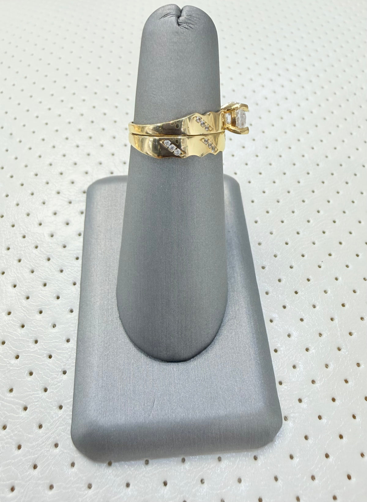 1817- NEW 14K Wedding Rings Set W.G