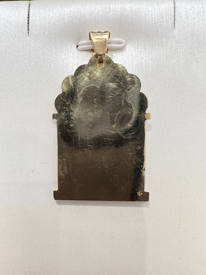 1647- NEW 10K San Lazarus (San Lazaro) Pendant W.G