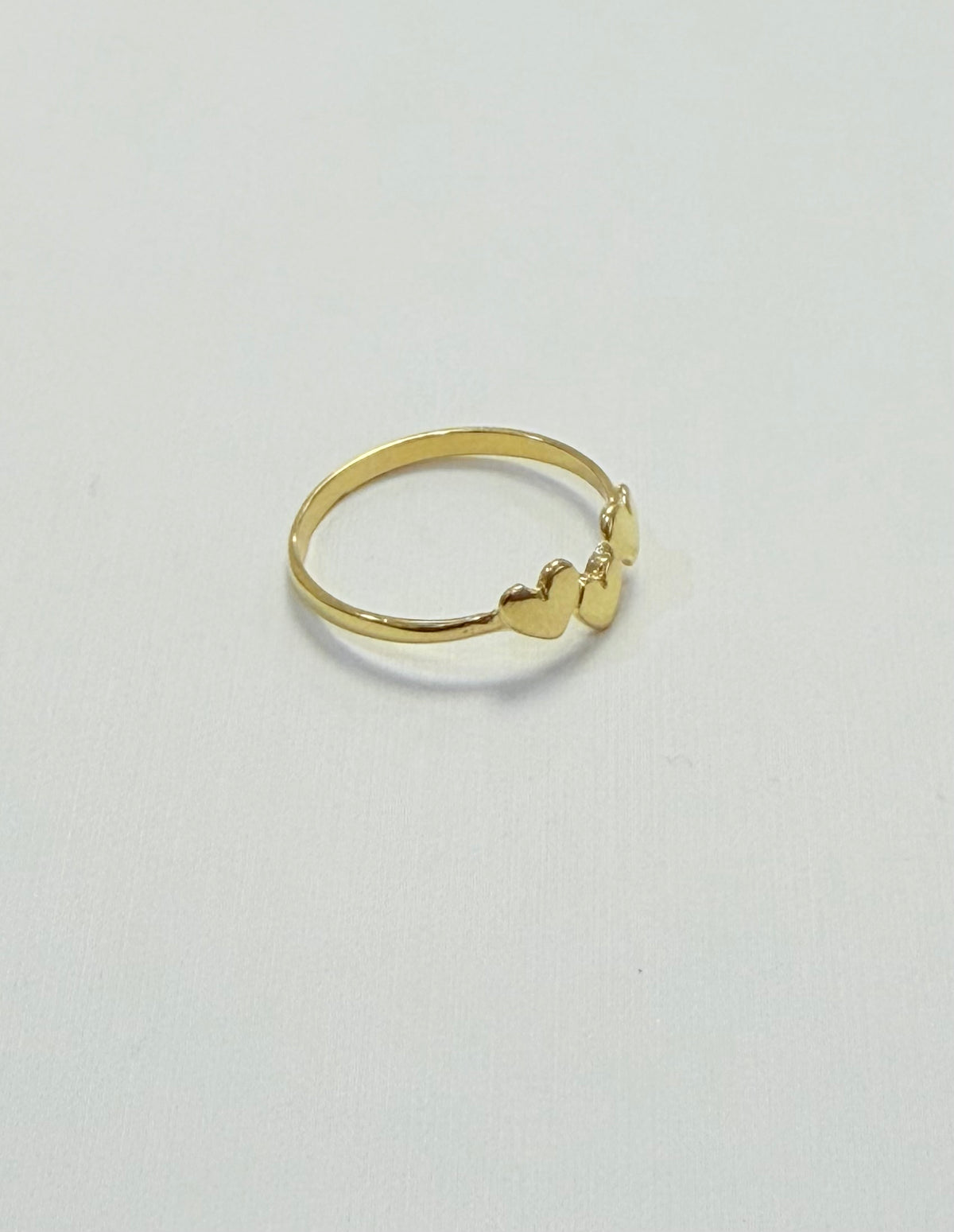 1708- NEW 10K Heart Band Women’s Ring W.G