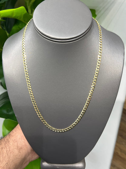 1398- NEW 14K Solid Cuban Curb Chain 20" (4.7mm)