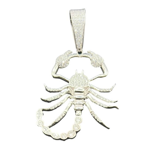 S268- Scorpion Silver Pendant