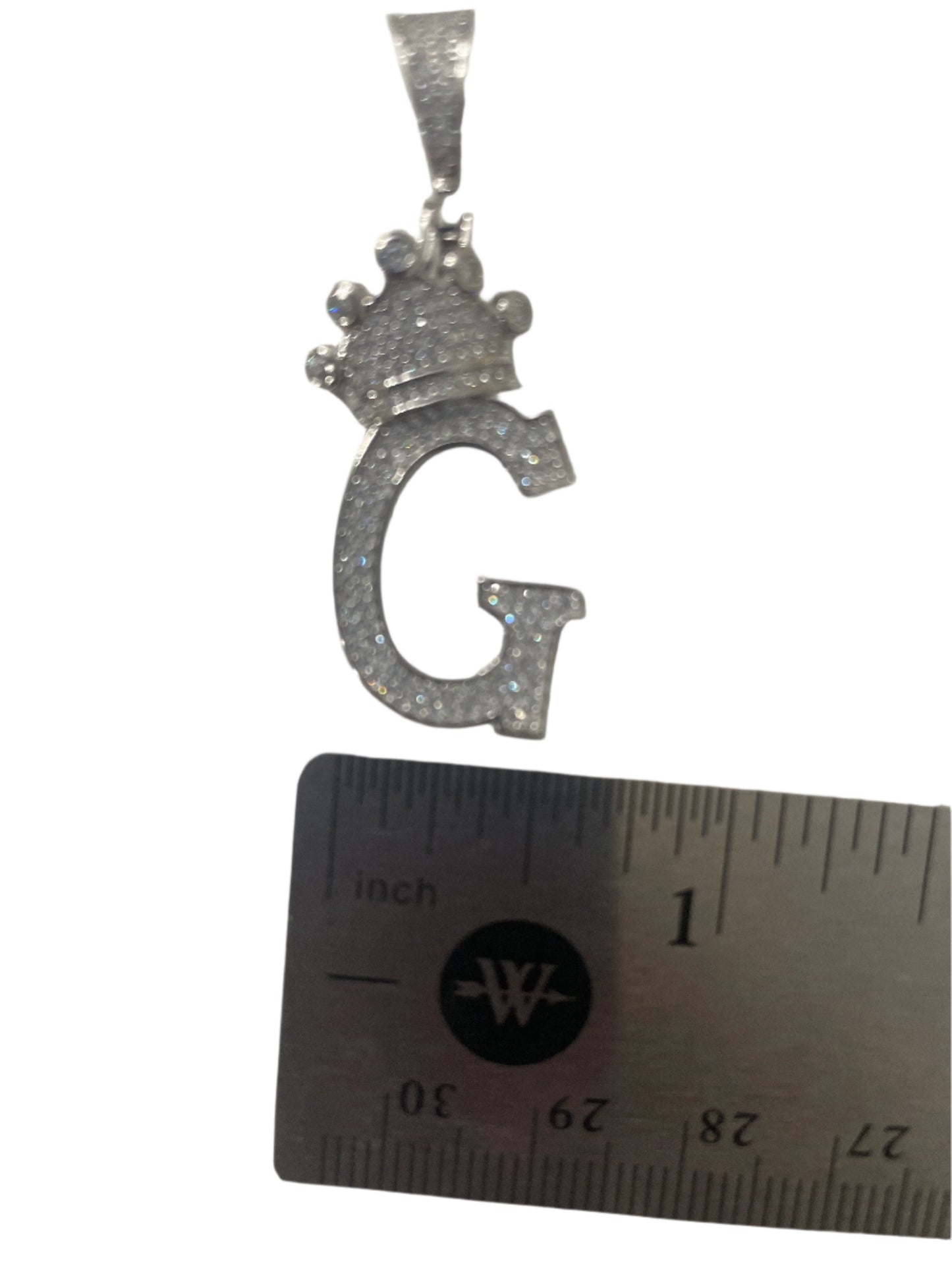 S731- Letter “G” Bright Pendant