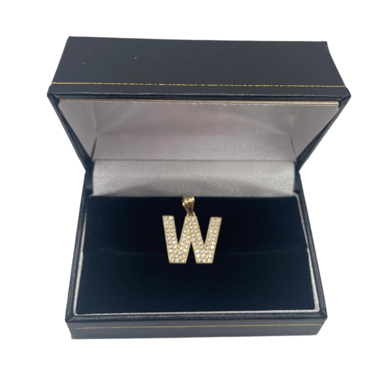 508- 14K Letter “W” Pendant