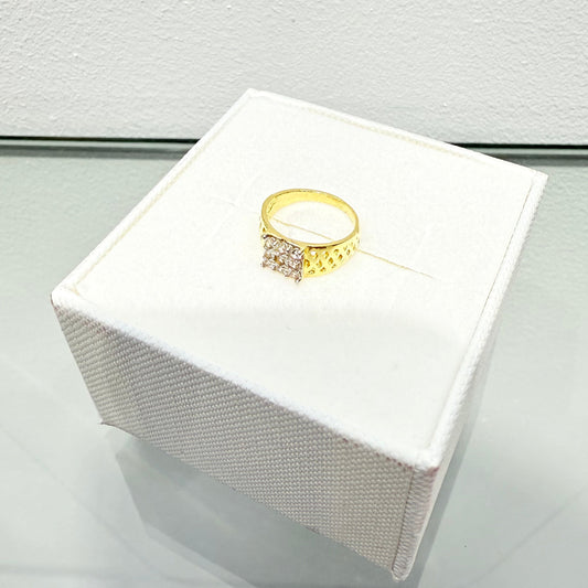 976- 14K Yellow Gold Little Boy Ring (W.G)