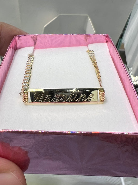 ***E100- Engraved and custom Jewelry/ Joyas Grabadas