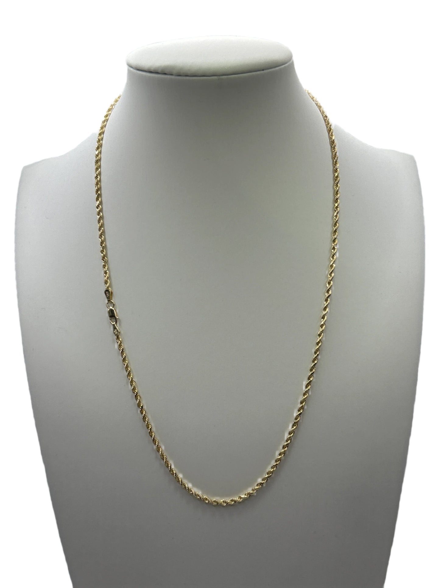 **879- NEW 14K Rope Chain Necklace (2.4mm) W.G