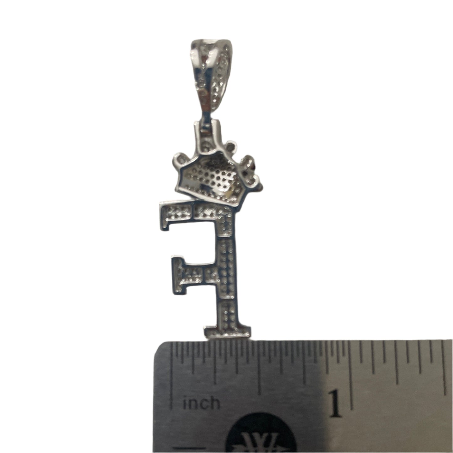 S729- Letter “F” Bright Pendant