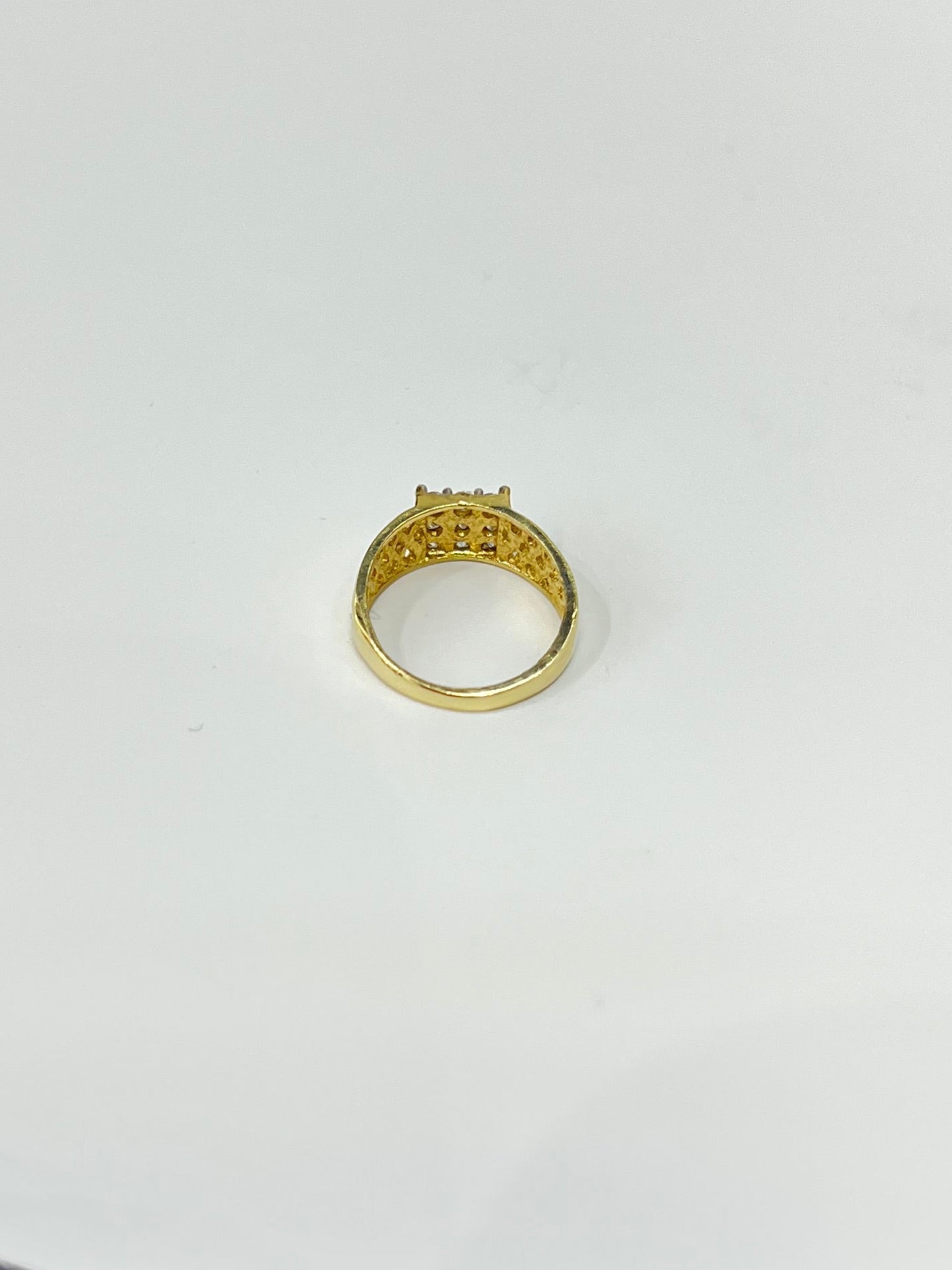 976- 14K Yellow Gold Little Boy Ring (W.G)